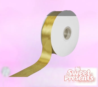 Gold Ribbon Single Face