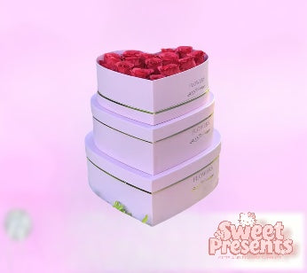 Heart flower box