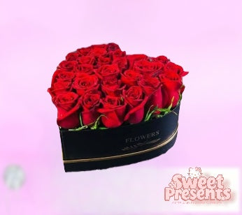 Heart flower box