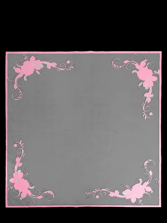 Decorative corner floral Paper