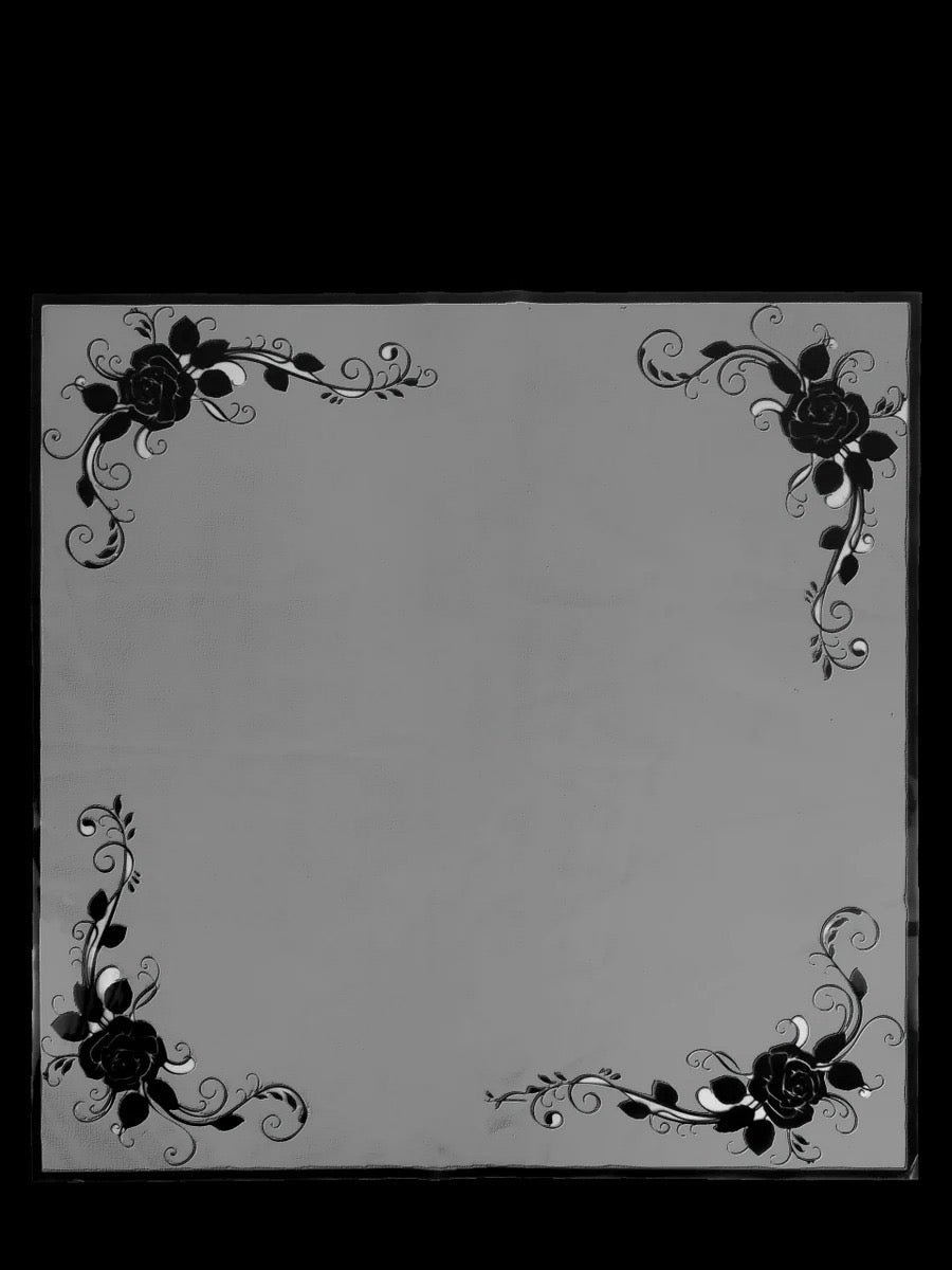 Decorative corner floral Paper